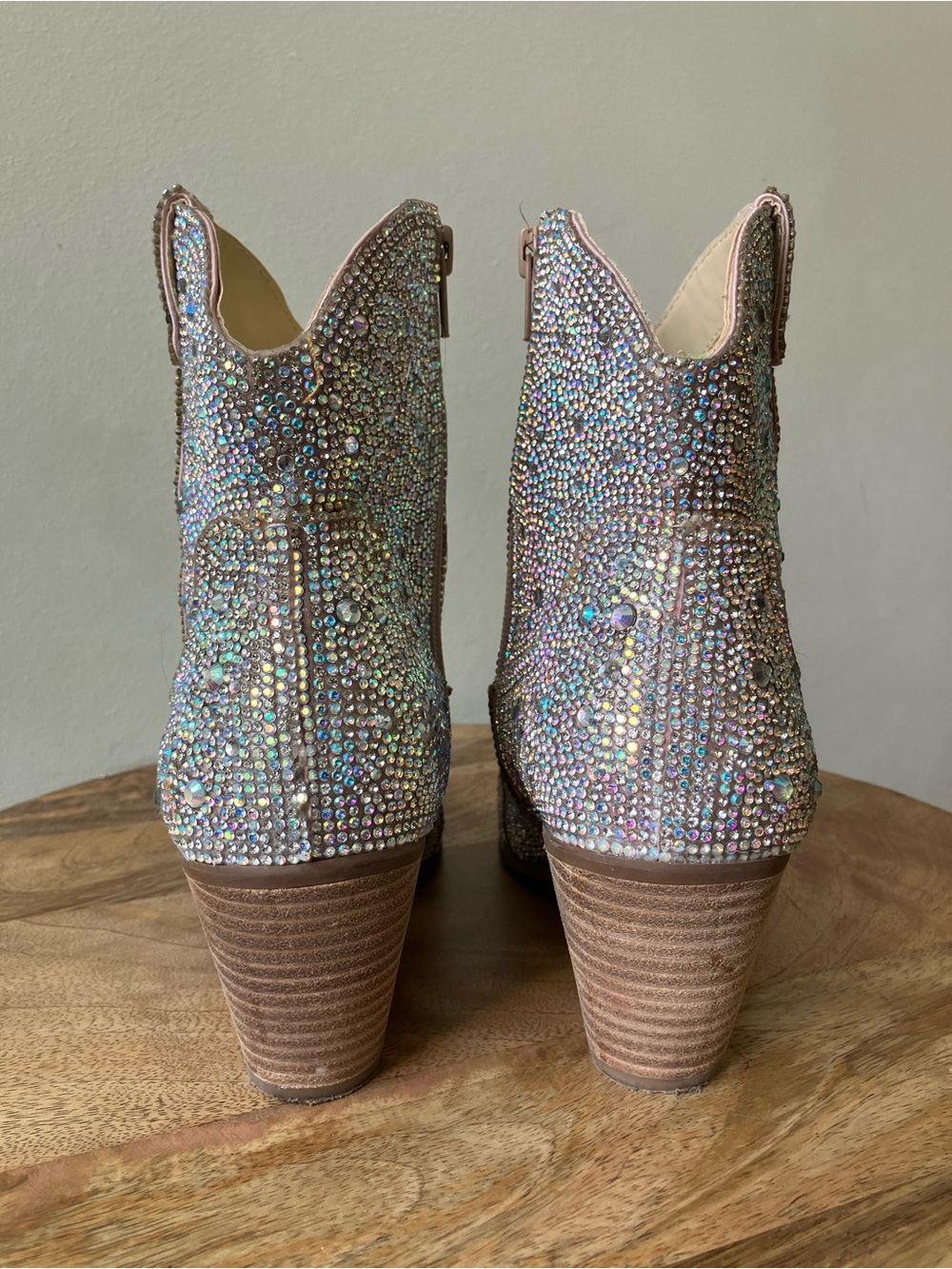 Matisse | Harlow Western Rhinestone Pointed Toe Cowboy Ankle Booties - Picture 4 of 11